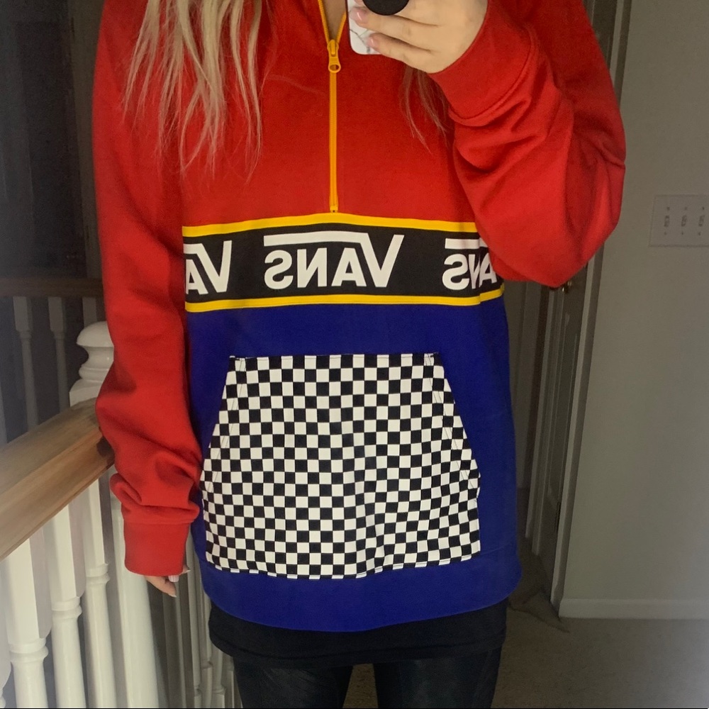VANS half zip sweatshirt